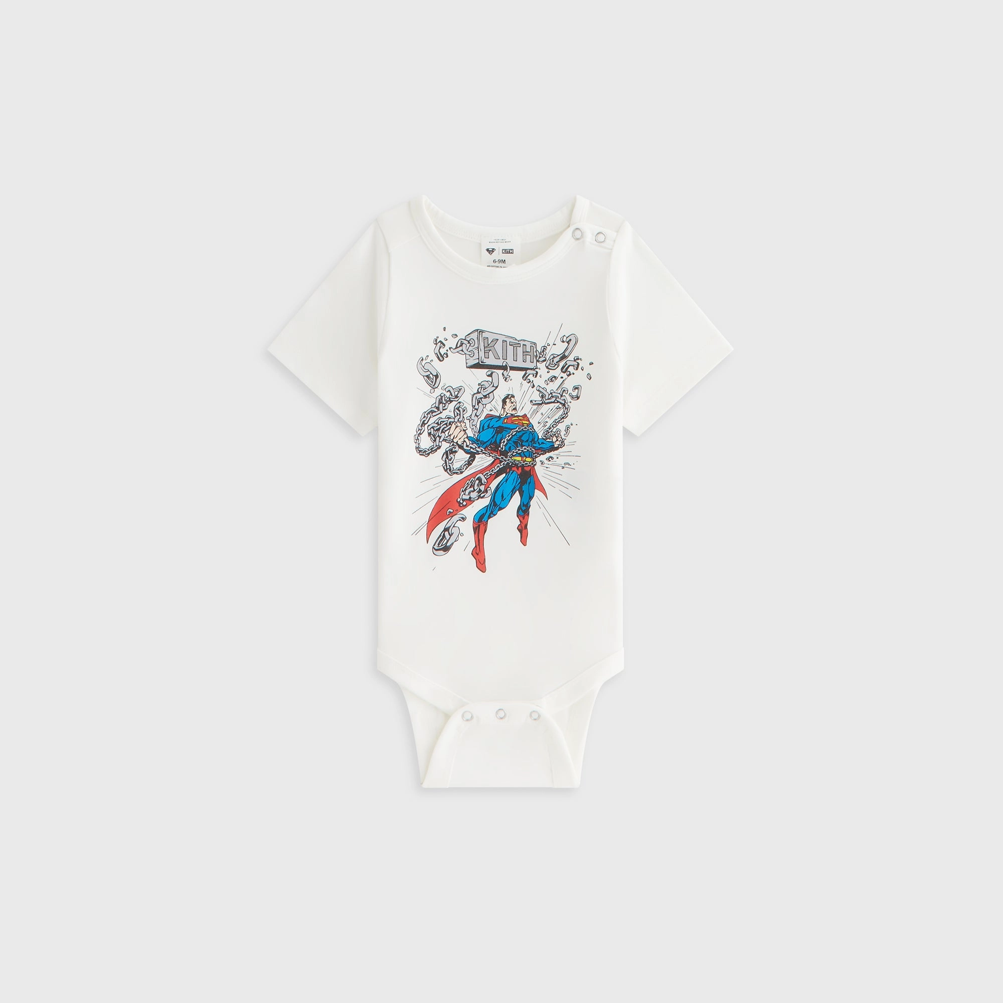 Appealing Superman | Kith Baby Chains Vintage Bodysuit - White Real