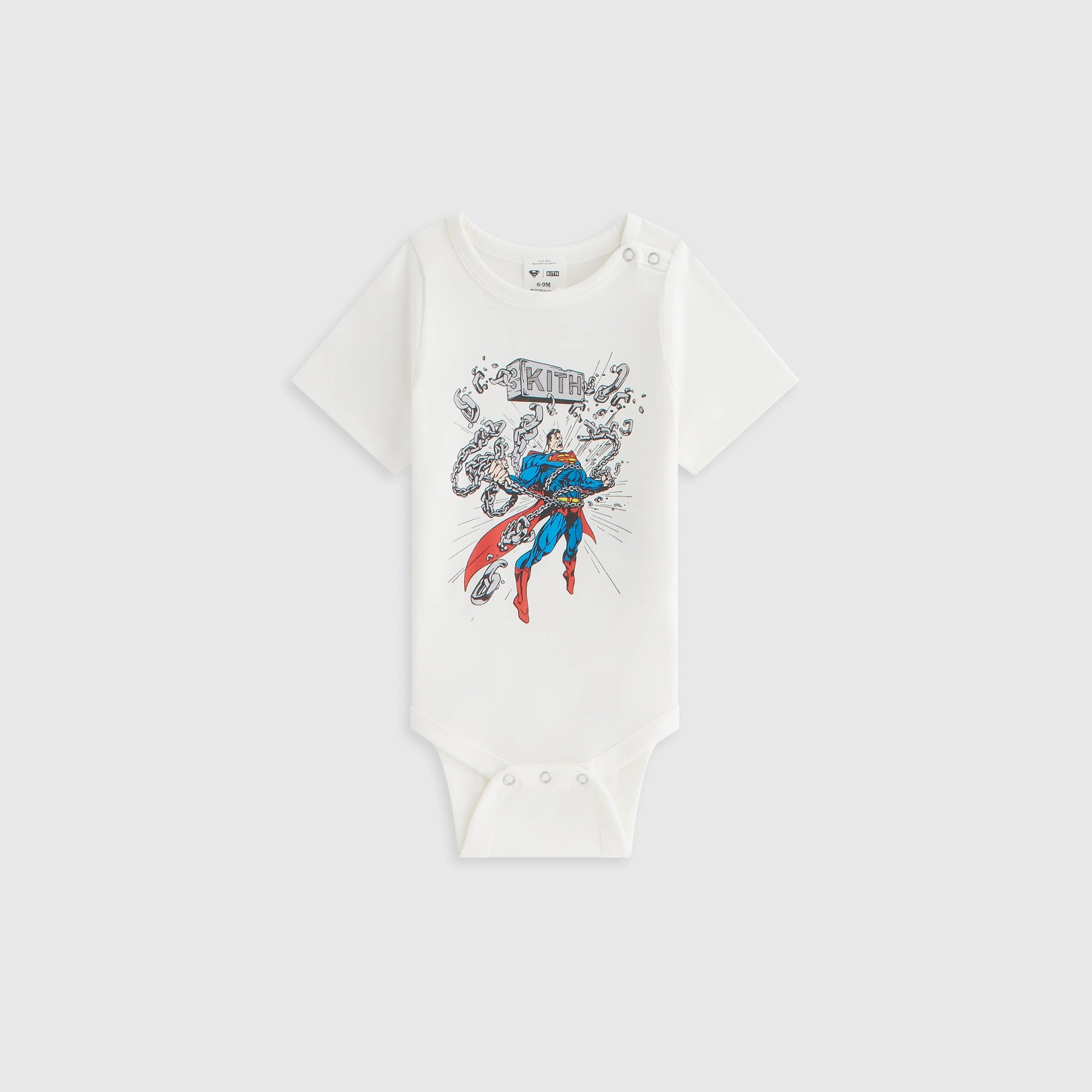 Superman | Kith Baby Chains Vintage Bodysuit - White Functional design Cultivated