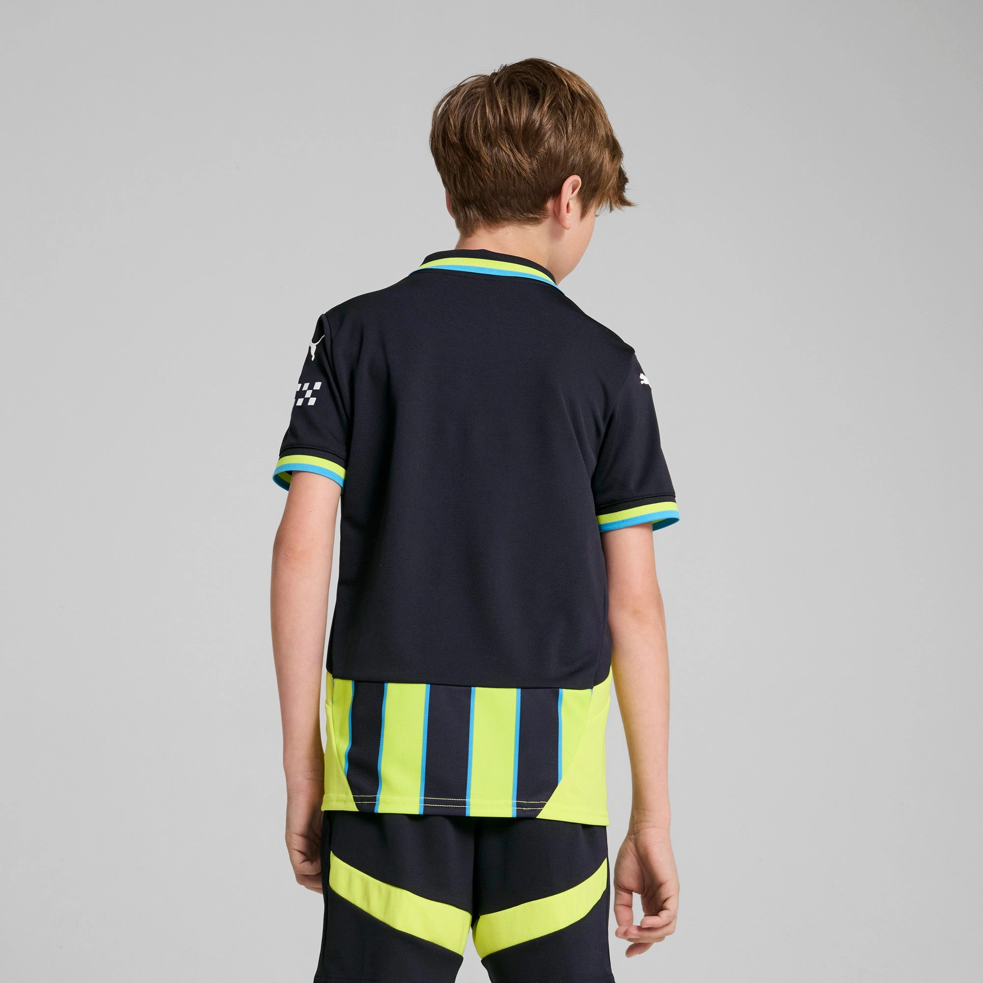 Easy to pair Junior's Manchester City FC 2024/25 Away Replica Soccer Jersey