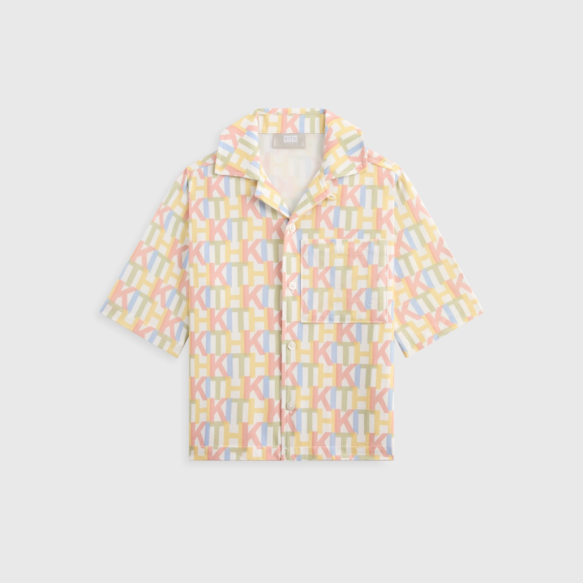 Kith Kids Monogram Thompson Camp Shirt - Silk Clean Special