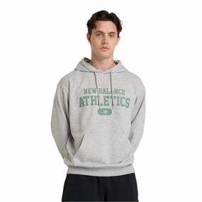 Edgy Men's Heritage French Terry Graphic Hoodie Modernist