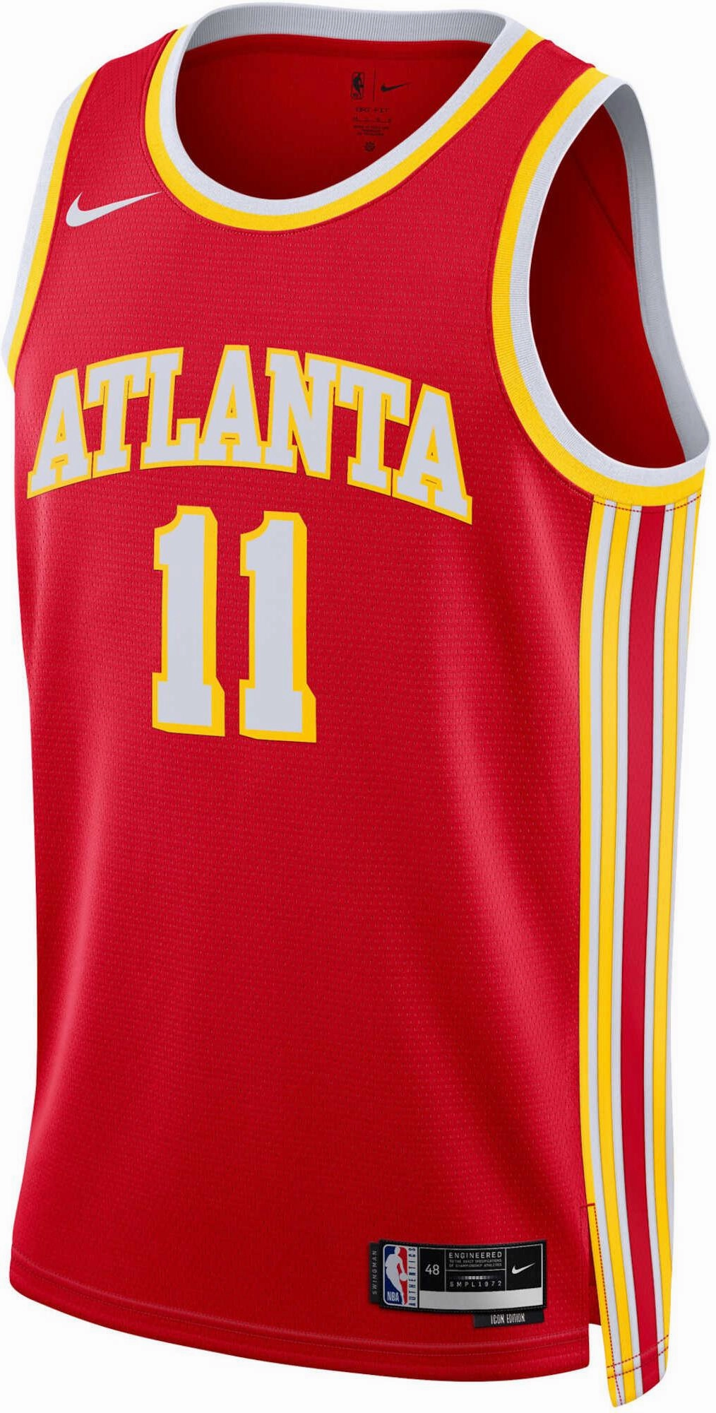 Dri-FIT Icon Edition Atlanta Hawks Trae Young NBA Swingman Jersey Fashionable wearables High-quality fashion