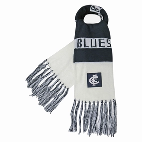 Elegant Adult's AFL Carlton Blues Bar Scarf Quality designs