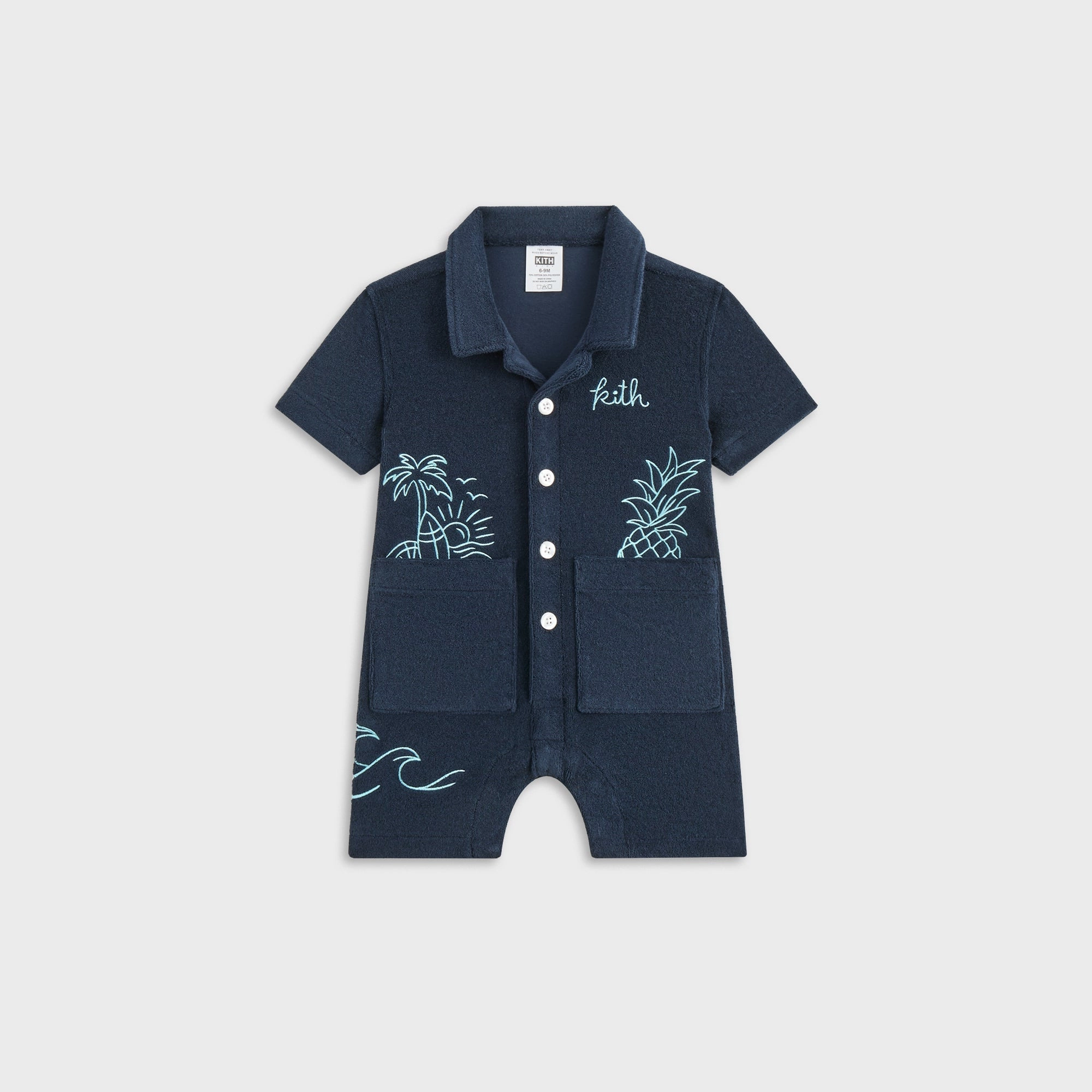 Kith Baby Novelty Terry Belmont Coverall - Nocturnal Useful Admired