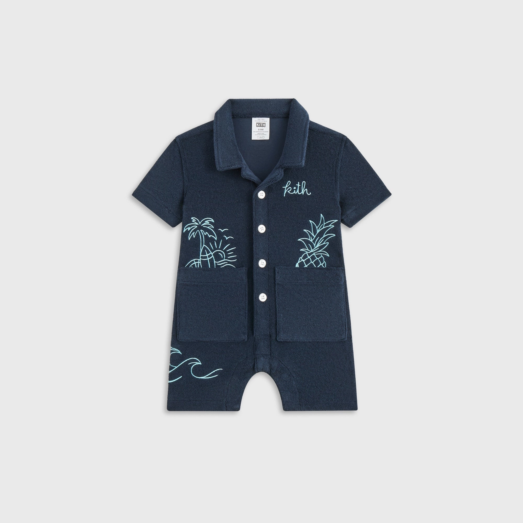Refined Kith Baby Novelty Terry Belmont Coverall - Nocturnal Unified