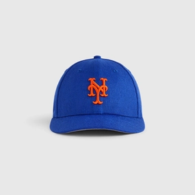 Esteemed Kith & New Era for the New York Mets Raffia Low Profile 59FIFTY Fitted - Royal Coordinated