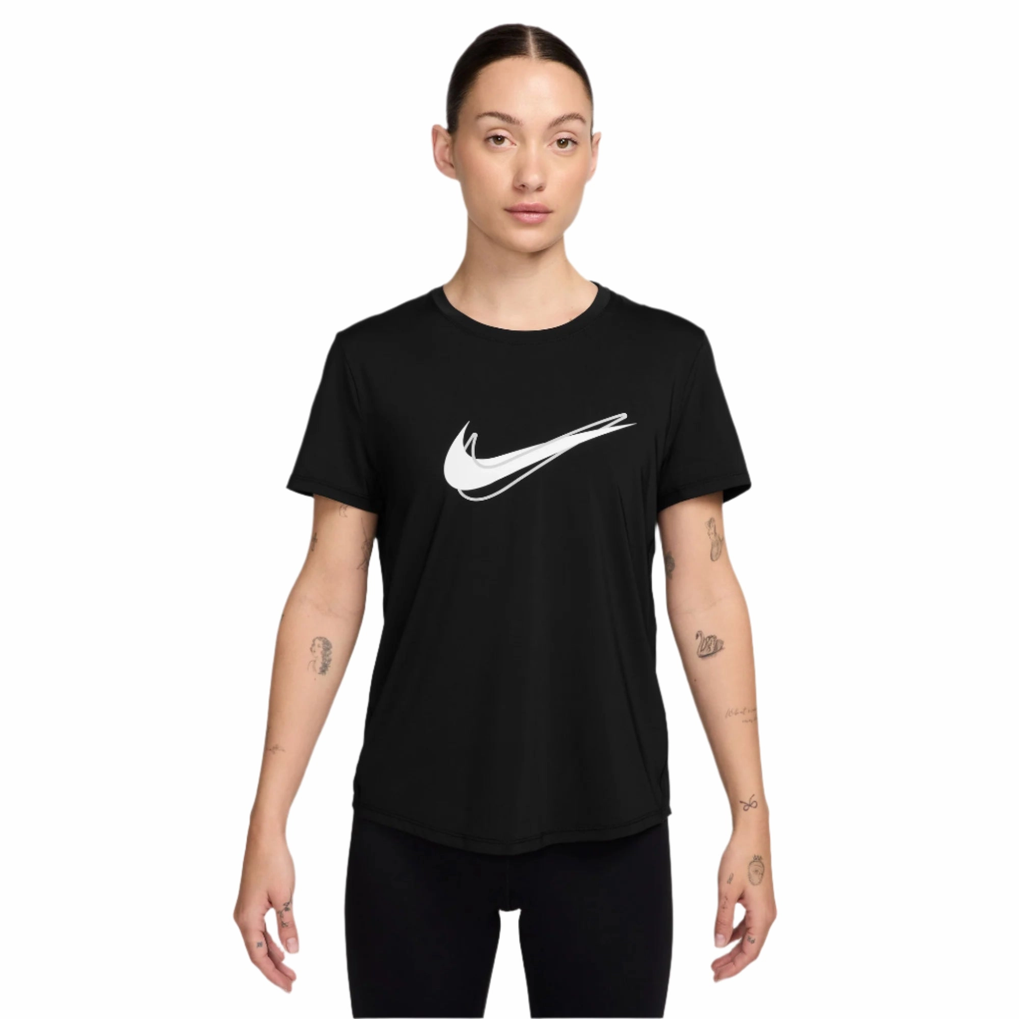 Women's One Swoosh Dri-FIT Short-Sleeve Running Top Athletic Comfort focused