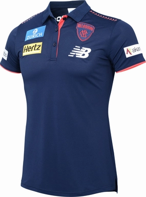 Everyday wear Men's AFL Melbourne Demons Football Club 2025 Media Polo Comfortable designs