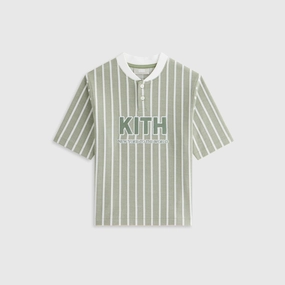 Expertly made Kith Kids Birdseye Pearson Henley Pullover - Spear Traditional