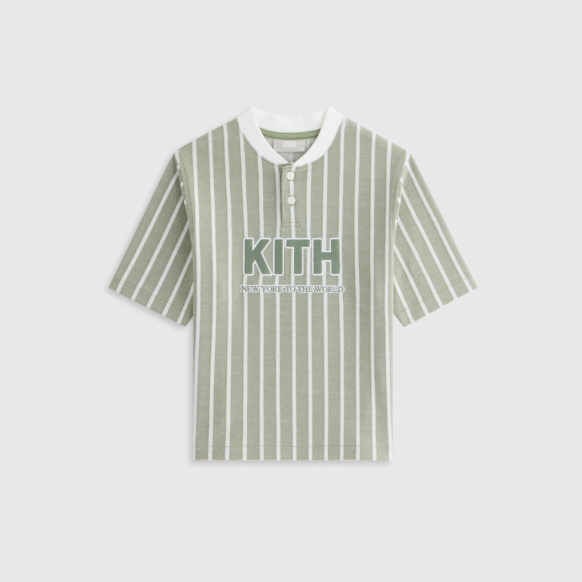 Tough Kith Kids Birdseye Pearson Henley Pullover - Spear Unique