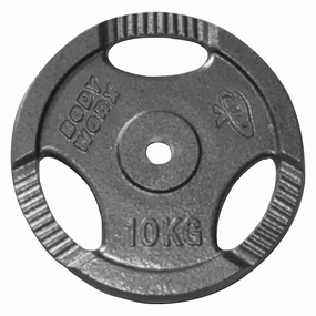 Fashion-conscious 10kg Standard 3 Hole Ezy Grip Weight Plate Comfortable wearables