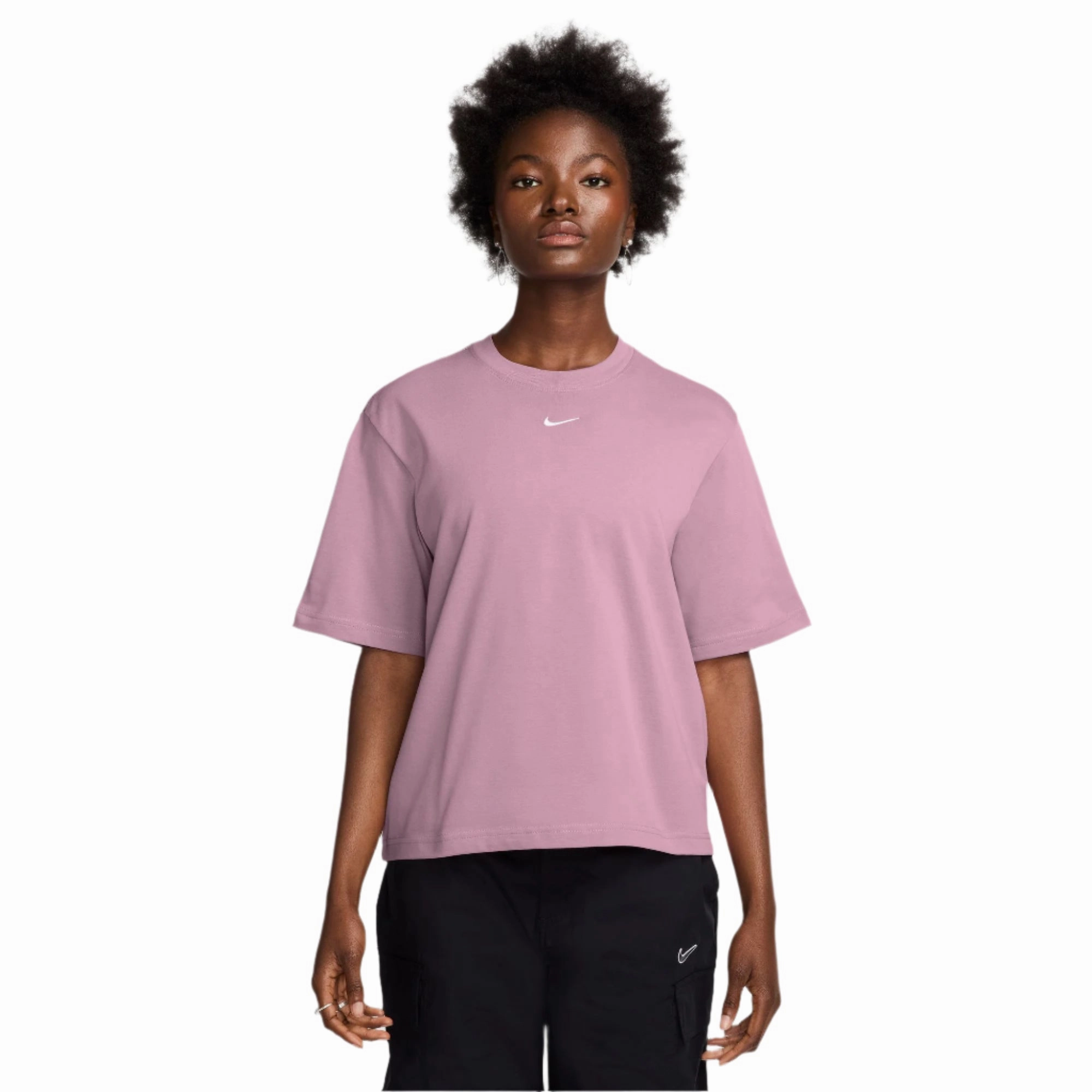 Lightweight Women's Sportswear Essentials Boxy Short Sleeve Tee Quality fashion