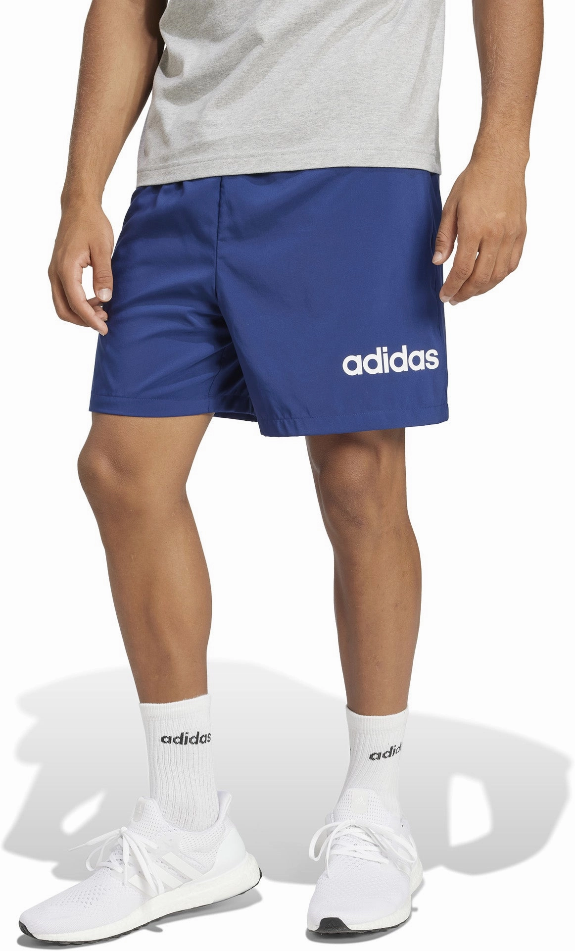 Fashion forward Men's Essentials Linear Logo Shorts