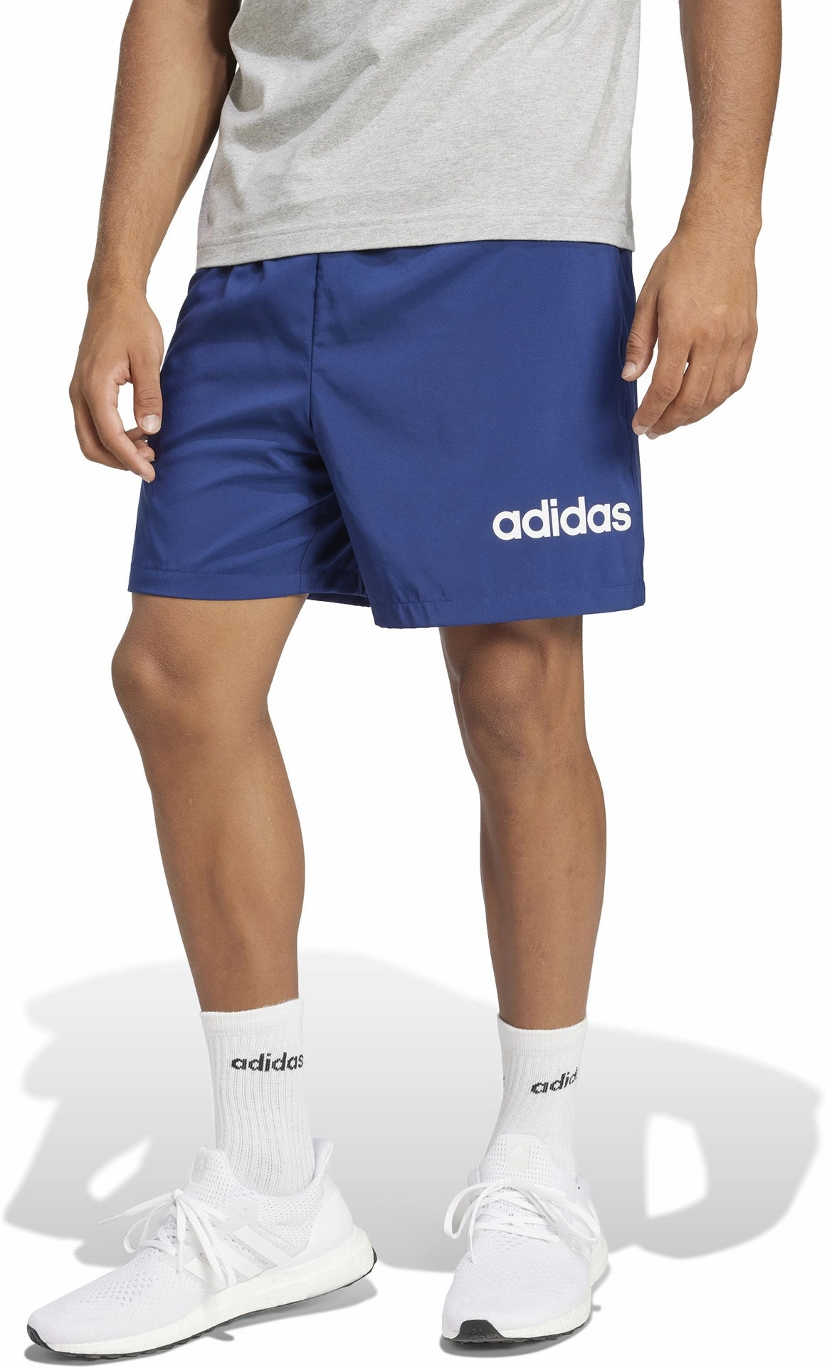 Fashion forward Men's Essentials Linear Logo Shorts