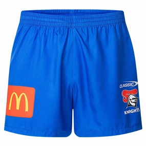 Fashion forward Men's NRL Newcastle Knights 2025 Performance Gym Shorts Comfortable fit