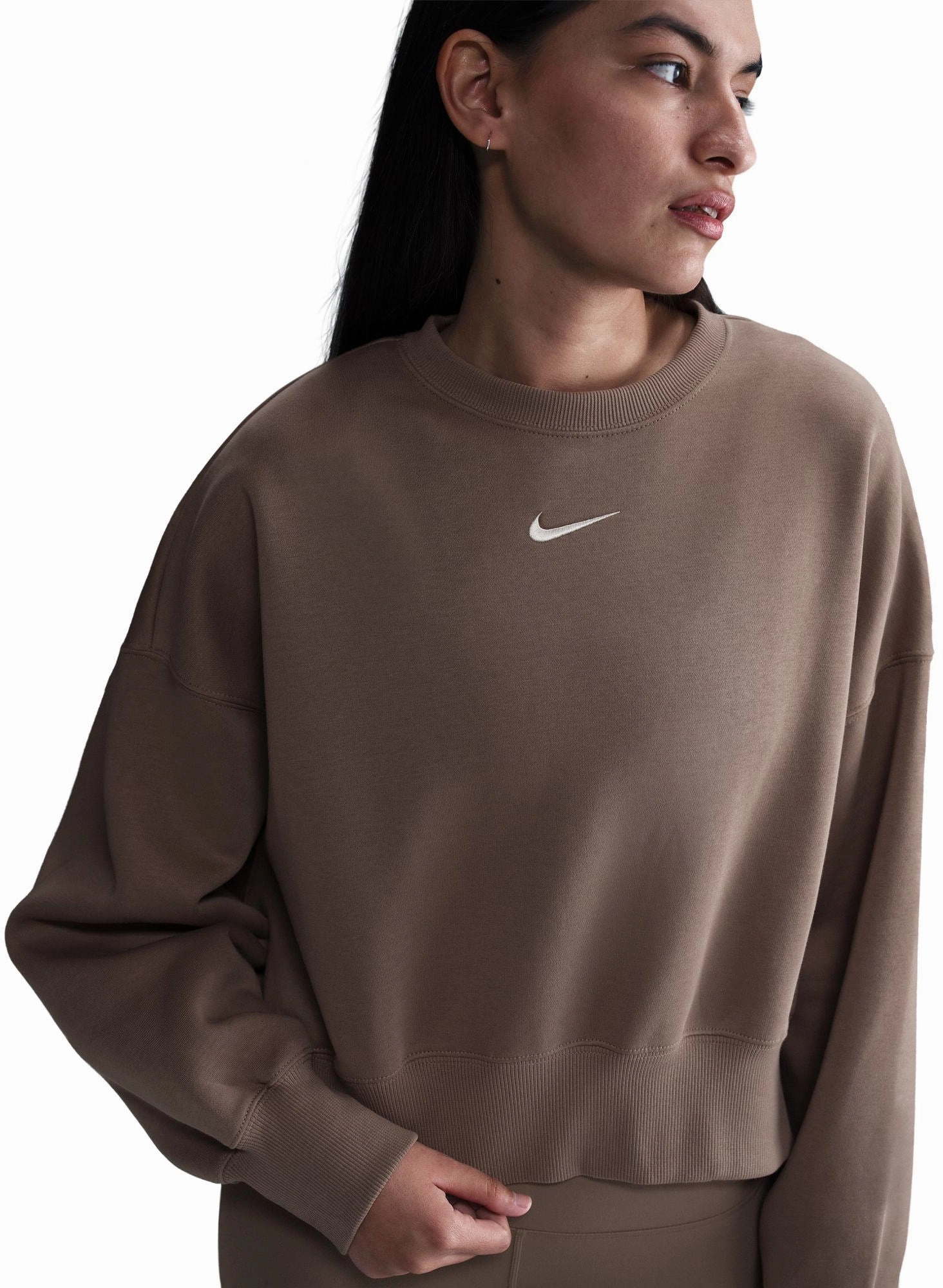 Statement Nike Sportswear Phoenix Fleece Womens Over-Oversized Crew Neck Sweatshirt Tailored