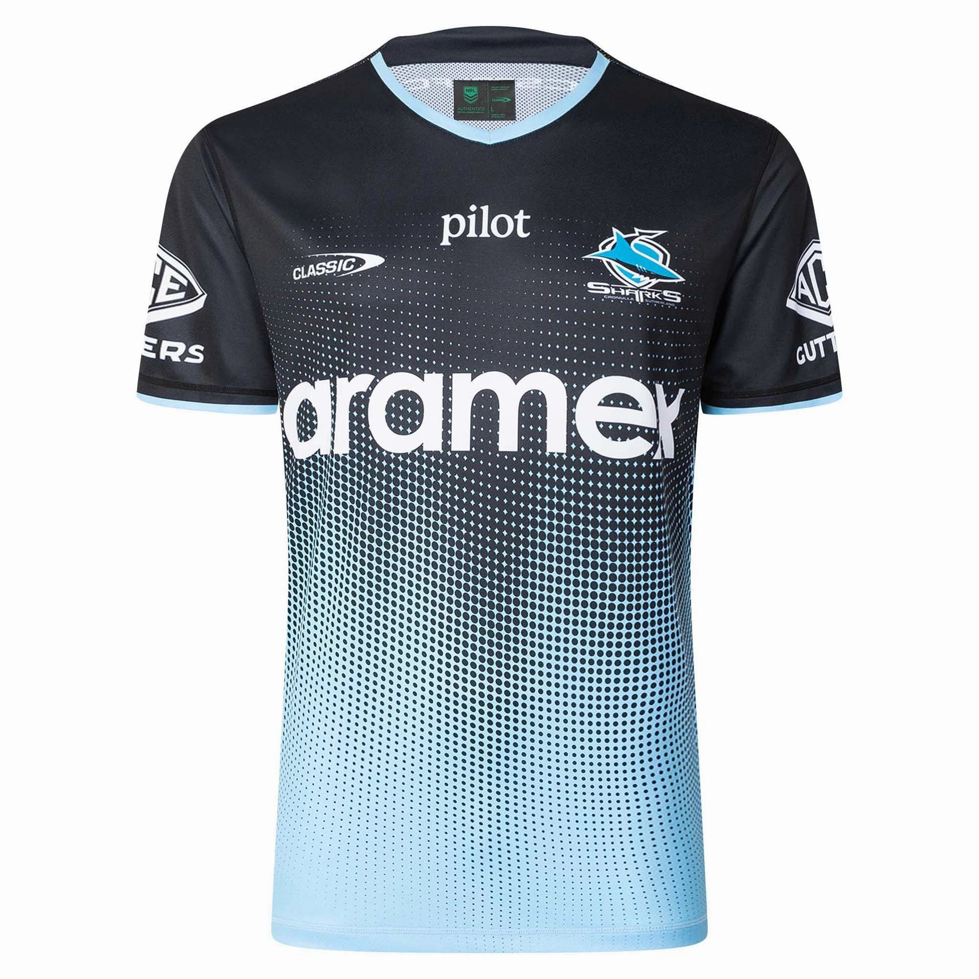 Fashion-conscious Men's NRL Cronulla-Sutherland Sharks 2025 Pro Training Tee New arrivals