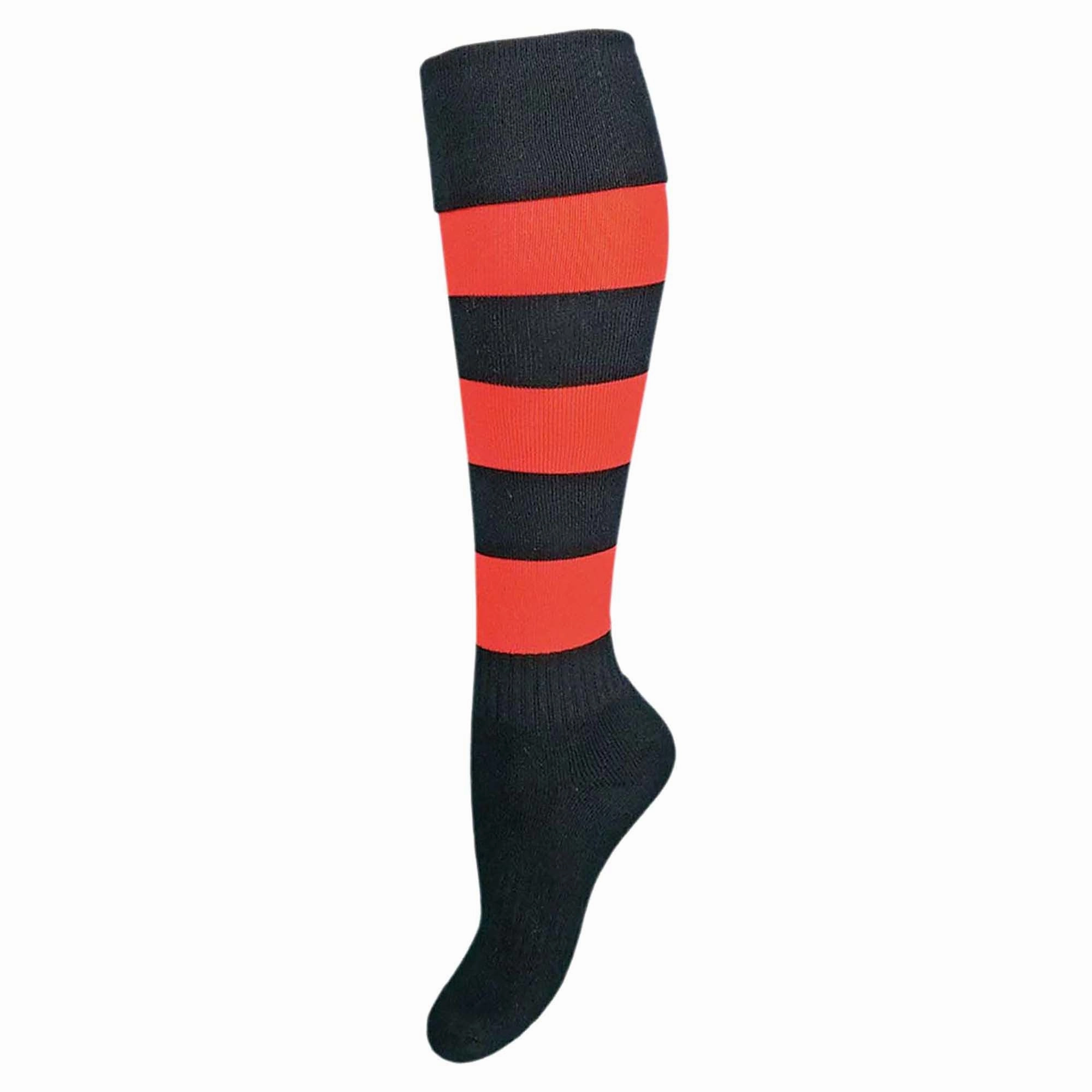 Junior's AFL Essendon Bombers Football Club Elite Socks Modern Adaptive