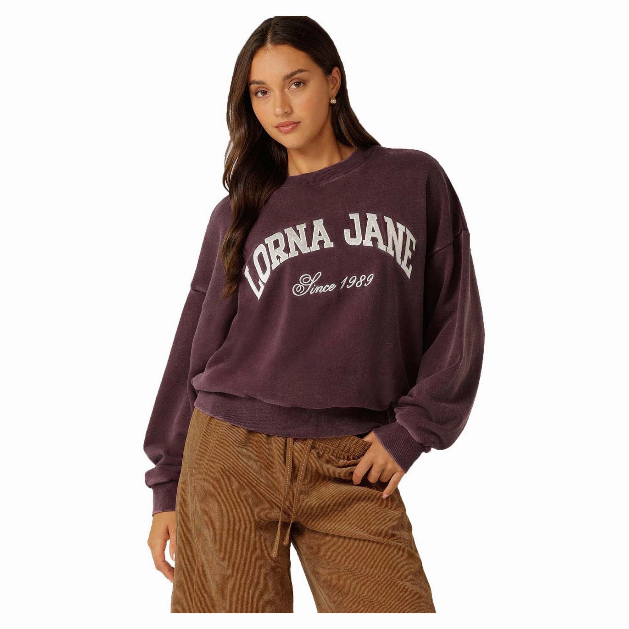 Women's New Sport Washed Sweatshirt Modern comfort Edgy