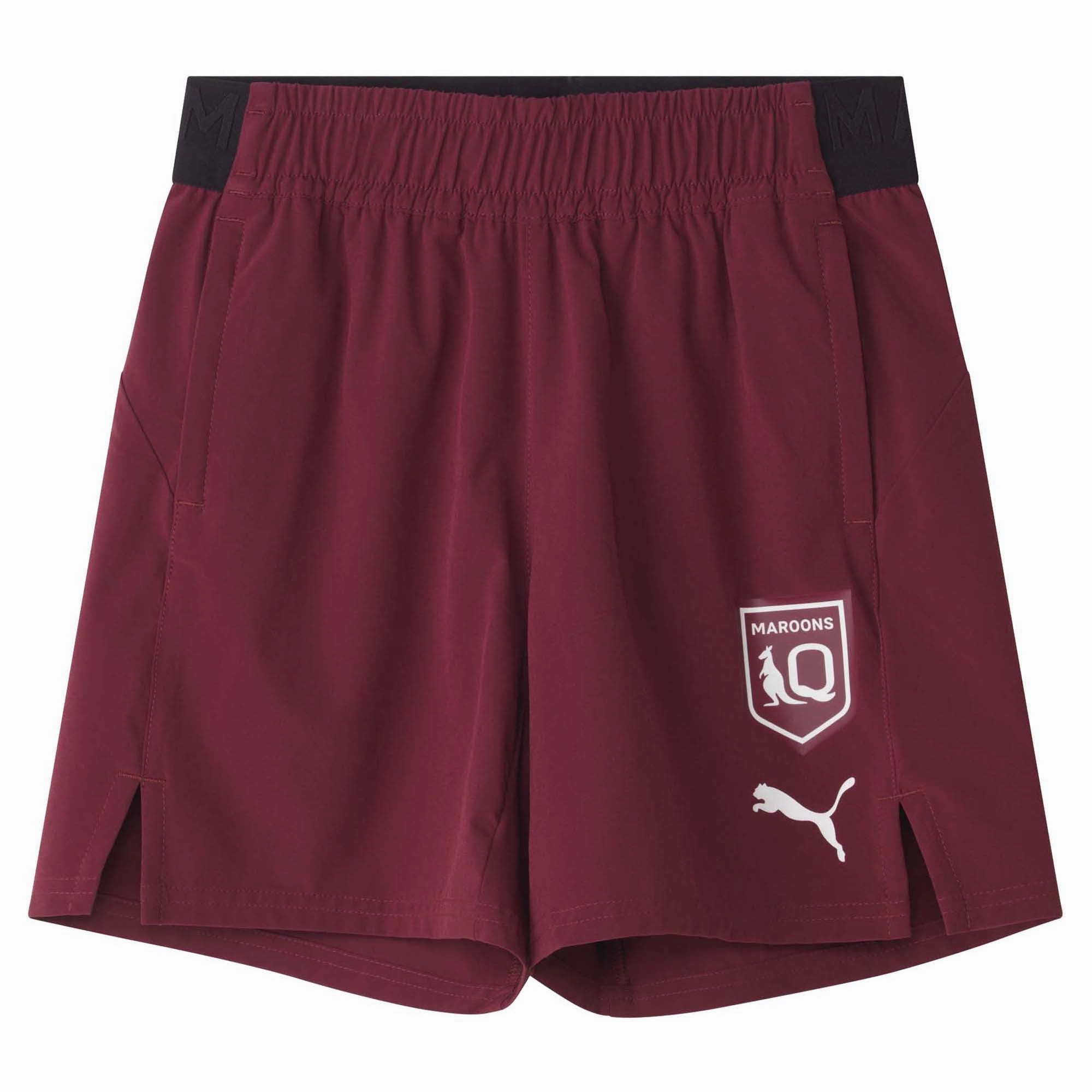 Junior's State Of Origin Queensland Maroons 2025 Training Shorts Trendy Must-have