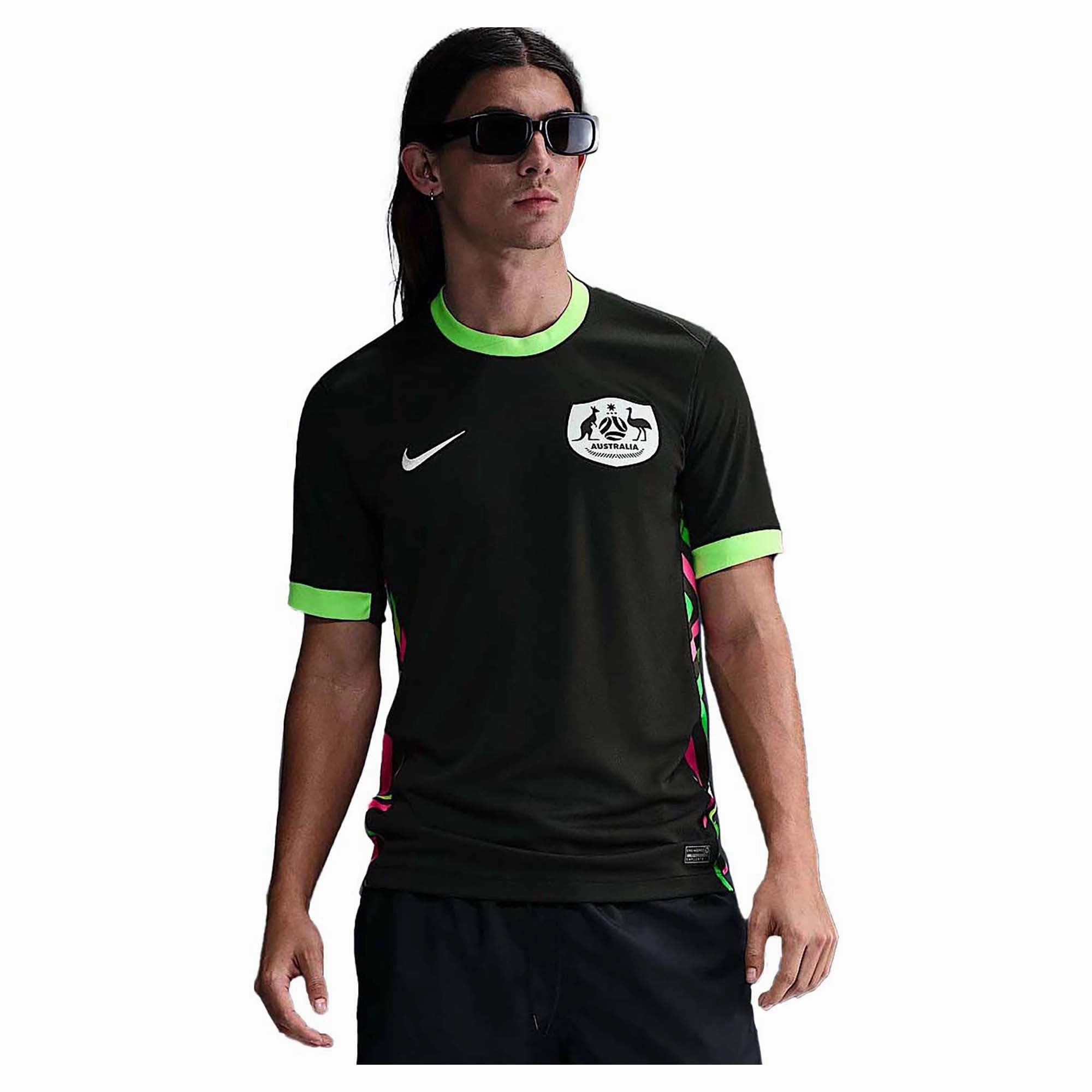 Men's Australia 2025/26 Stadium Away Replica Soccer Jersey Adaptive Modern styles