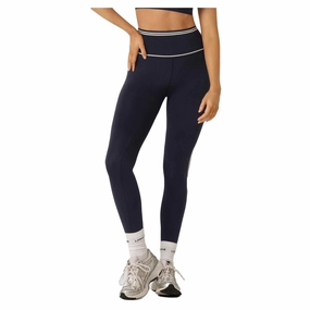 Fashionable pieces Women's Retro Track Ankle Biter Leggings Understated