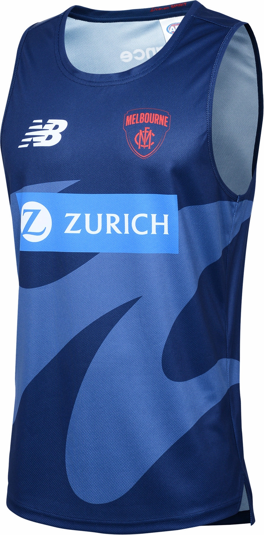 Men's AFL Melbourne Demons Football Club 2025 Retail Training Singlet Comfortable designs On-trend