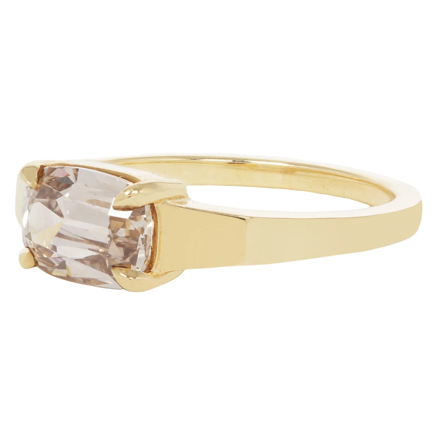 Fawn Cushion Cut Diamond Ring