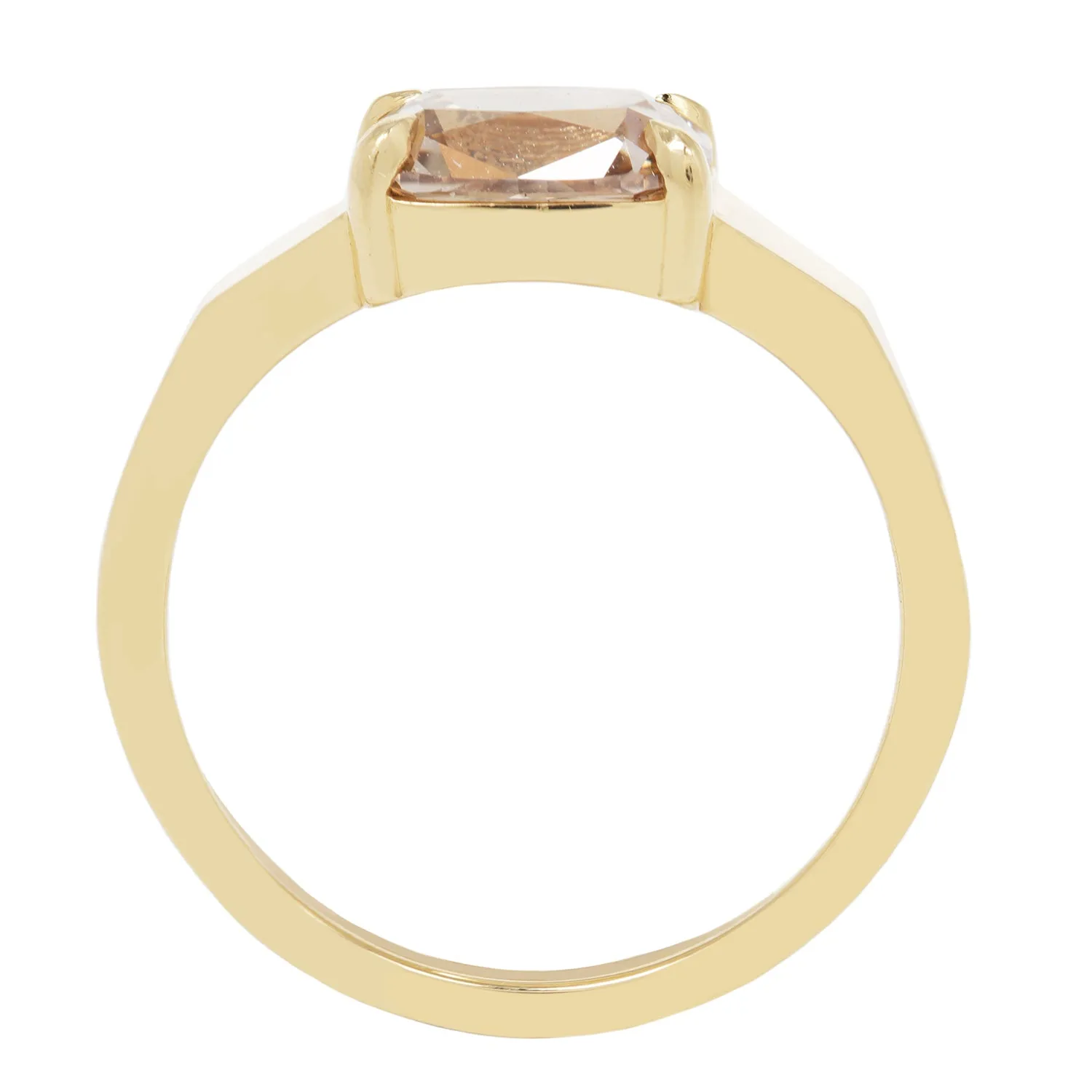 Fawn Cushion Cut Diamond Ring