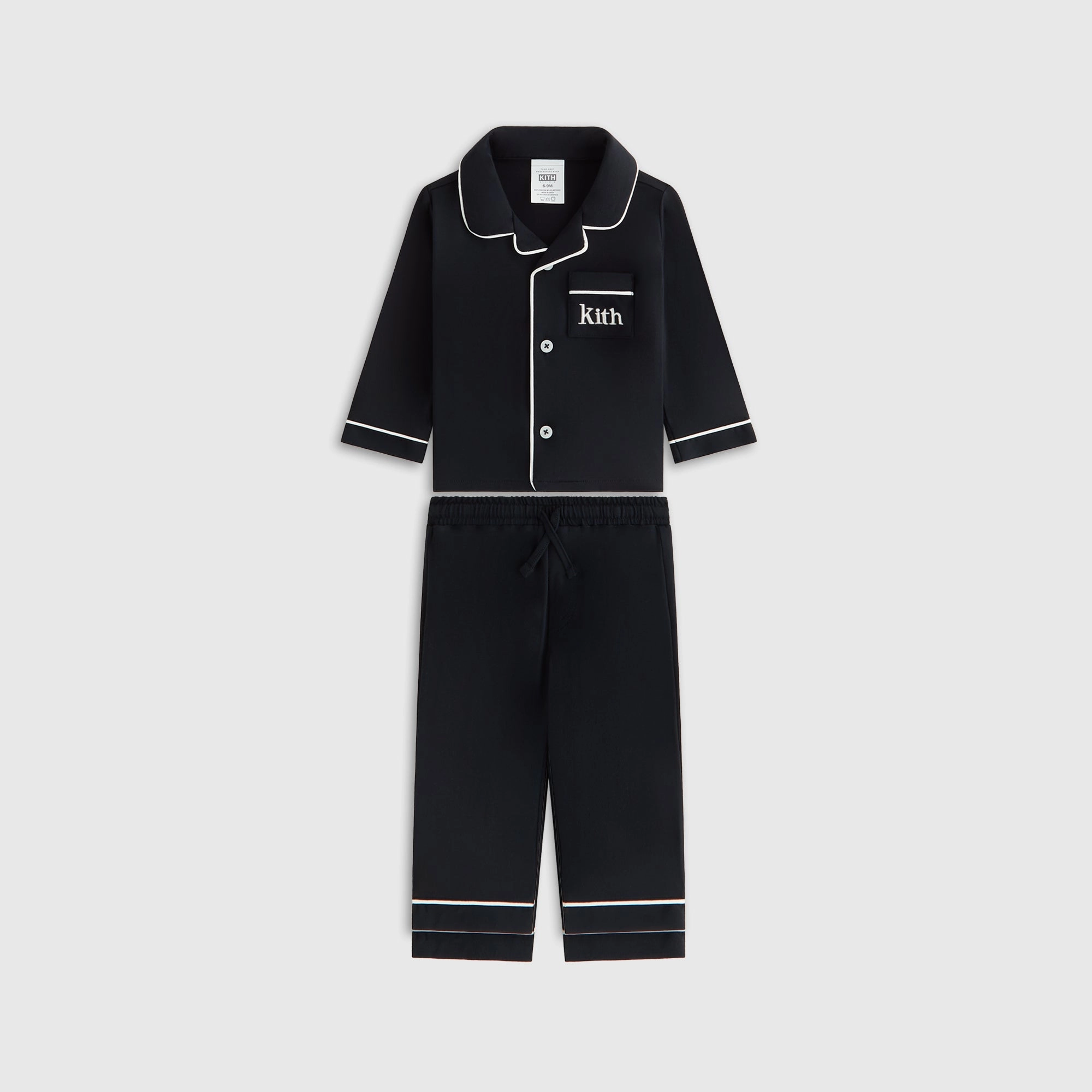 Admired Kith Baby Pajama Set - Black Quality