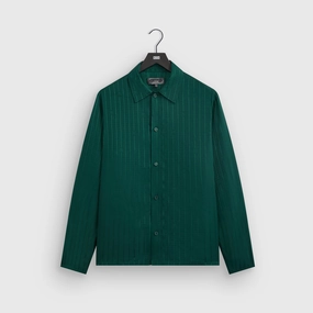 Flexible Kith Crest Logo Boxy Collared Overshirt - Fairway Smartly designed
