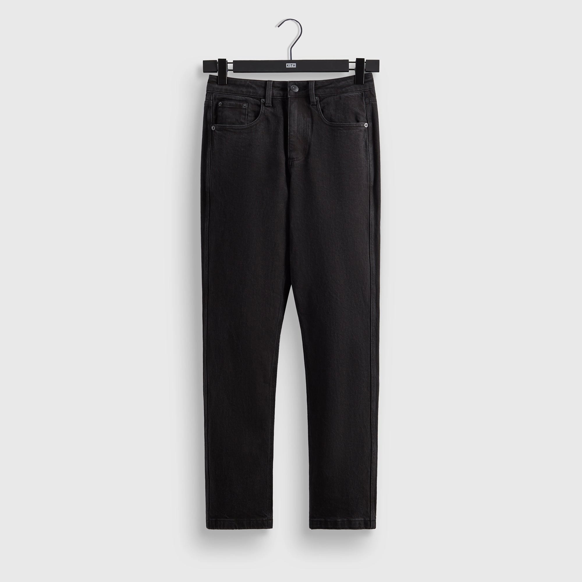 Loved Kith Centre Straight Jean - Black Trustworthy