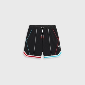 Fresh Kith Kids NY to the World Unisphere Faille Short - Black Major
