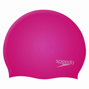 Fresh looks Junior's Plain Moulded Silicone Swim Cap Smart casual