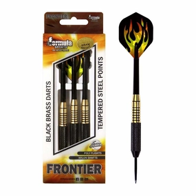 Frontier Black Brass Darts Relaxed Edgy
