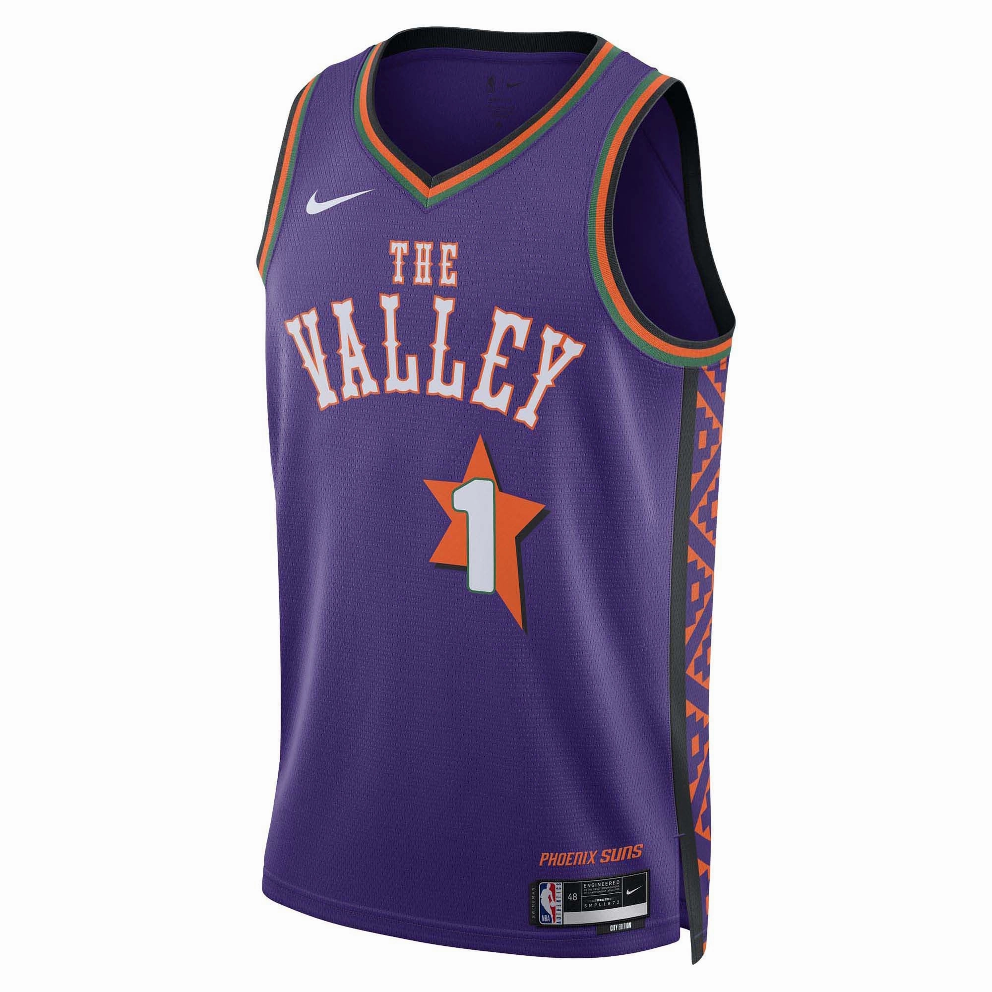 Men's NBA Phoenix Suns 2024/25 City Edition Swingman Jersey Mix and match Sophisticated
