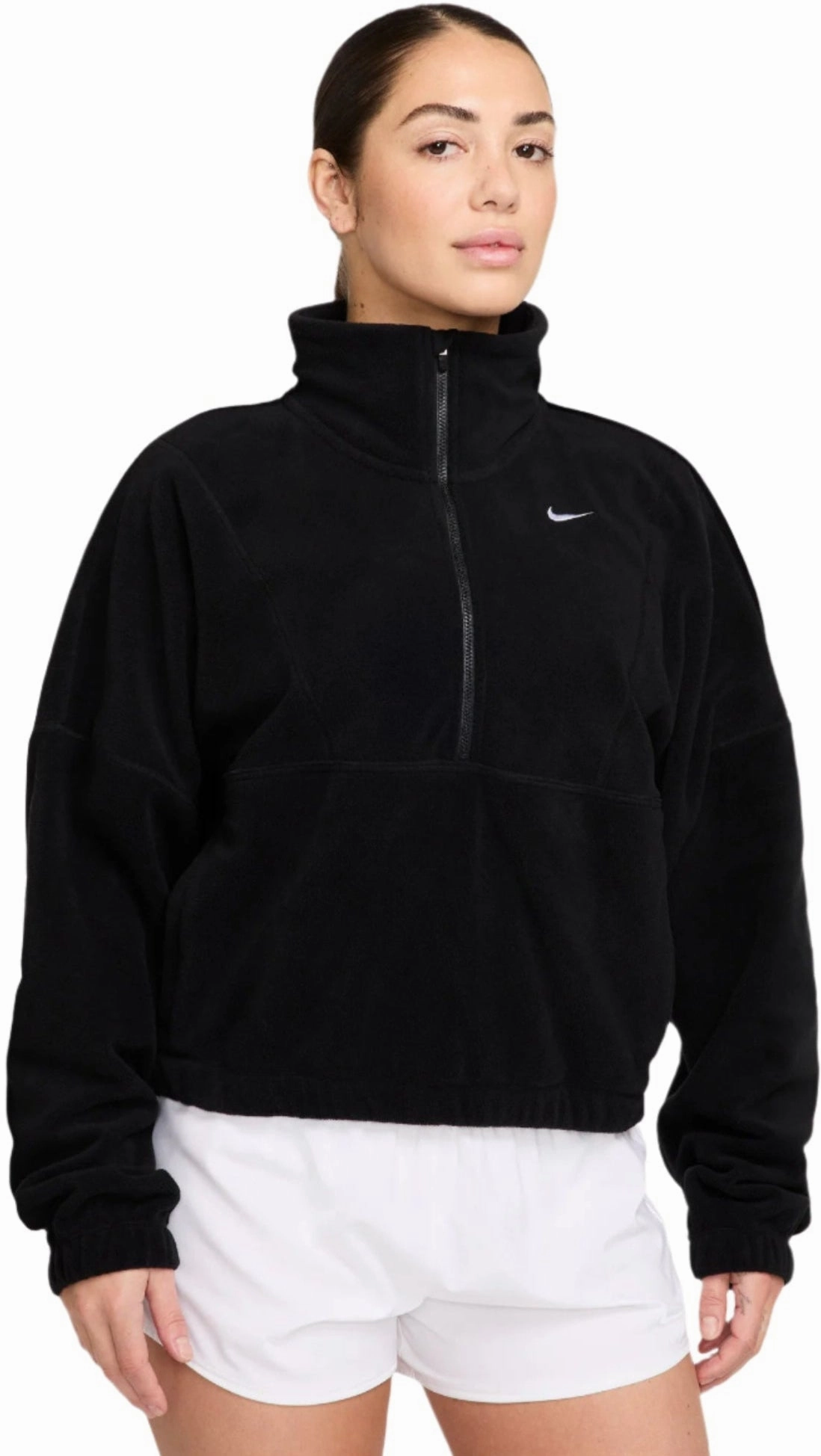 Fashionable basics Women's Therma-FIT Oversized 1/2-Zip Fleece Sweatshirt Modern styles