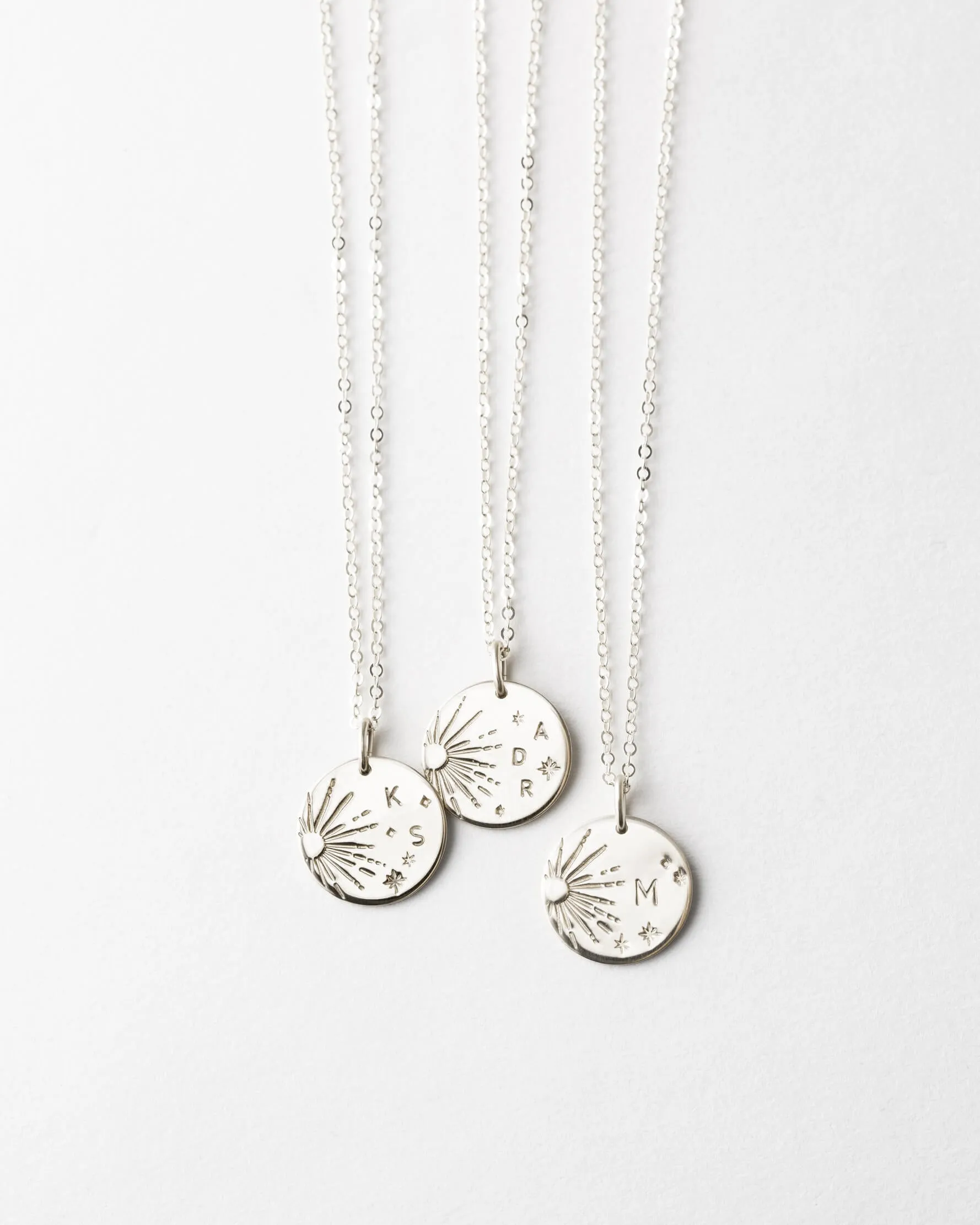 Galaxy Initial Necklace