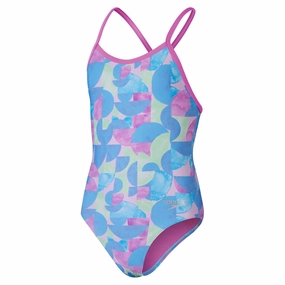 Girl's Allover Vback One Piece Modernist Individual