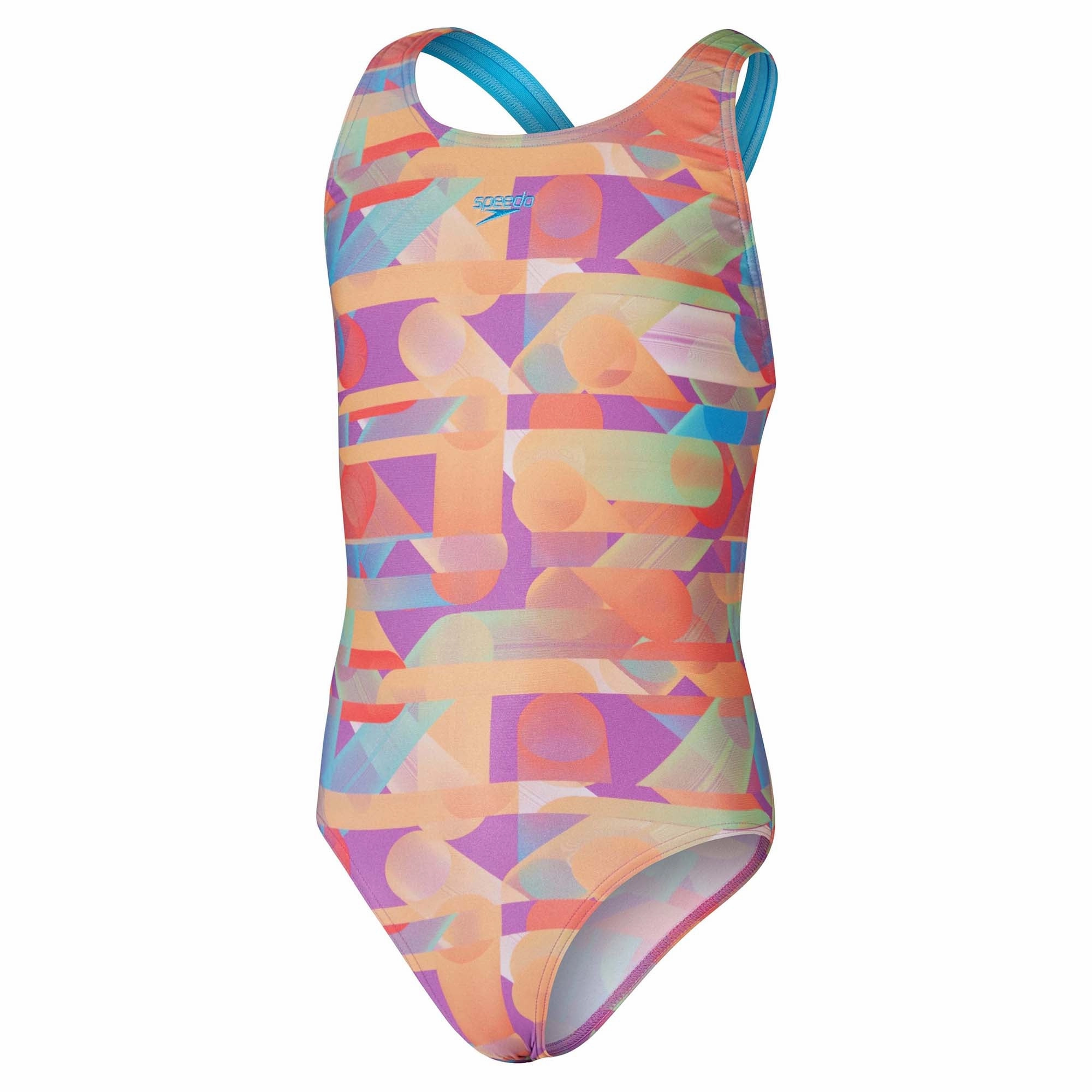 Girl's Digital Allover Leaderback One Piece Chic On-trend