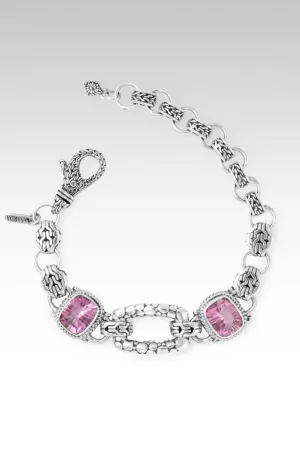 God is Gracious Bracelet? in Sonic Pink? Mystic Quartz
