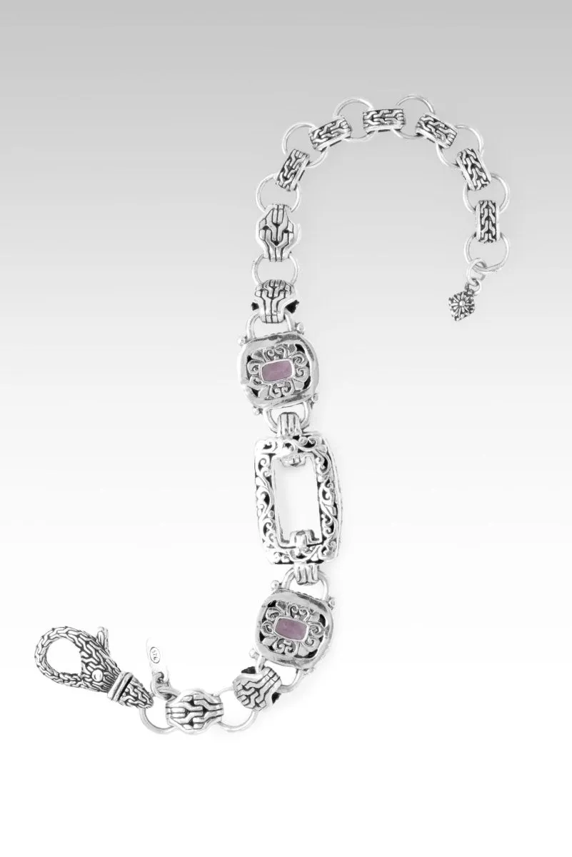 God is Gracious Bracelet? in Sonic Pink? Mystic Quartz