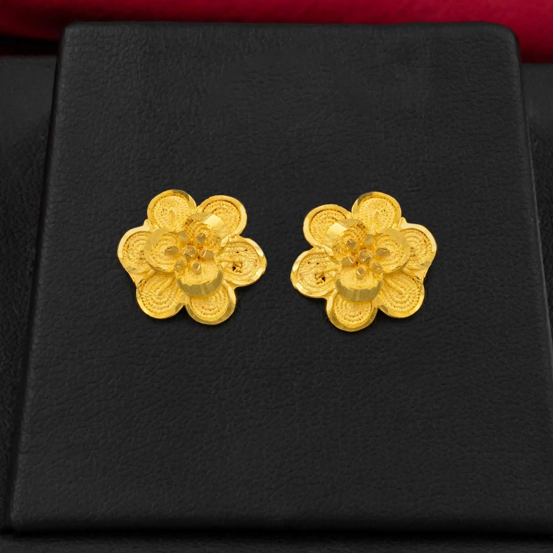Gold earring PGST48-09