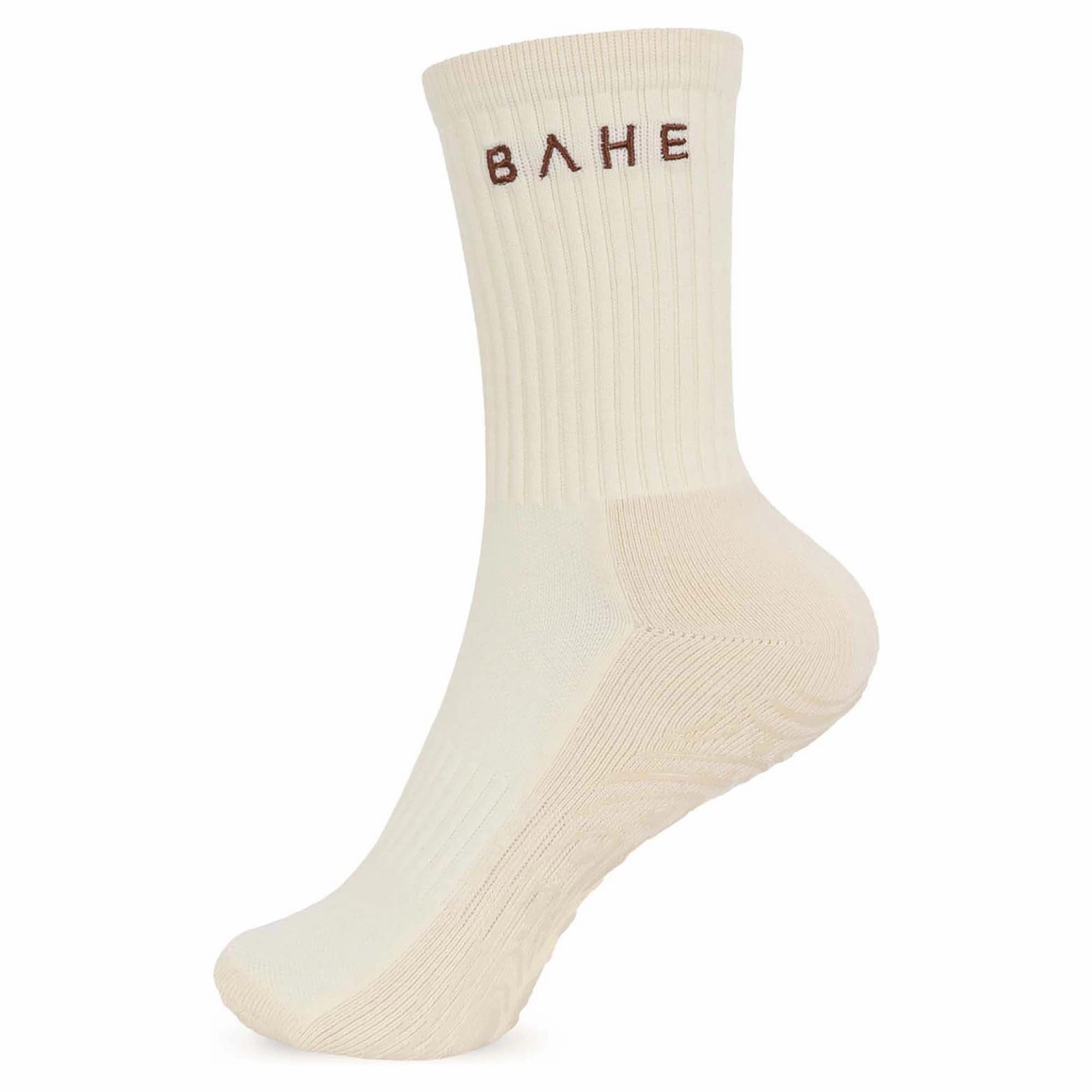 Trendy Grounded Grippy Crew Socks Attention to detail