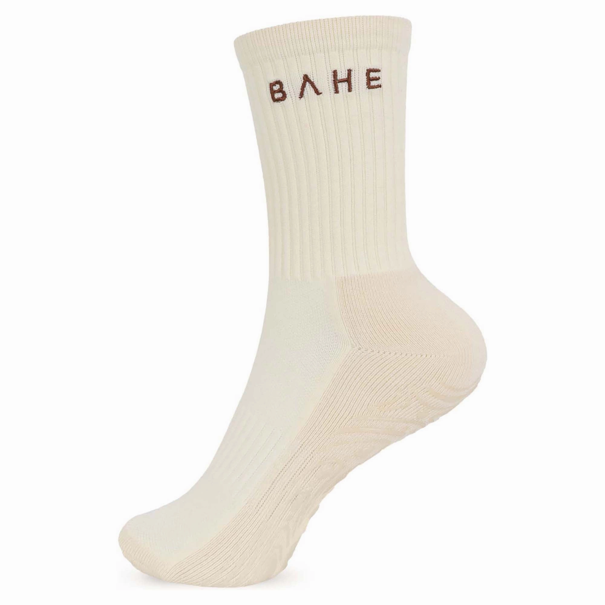 Grounded Grippy Crew Socks Refined Wearable