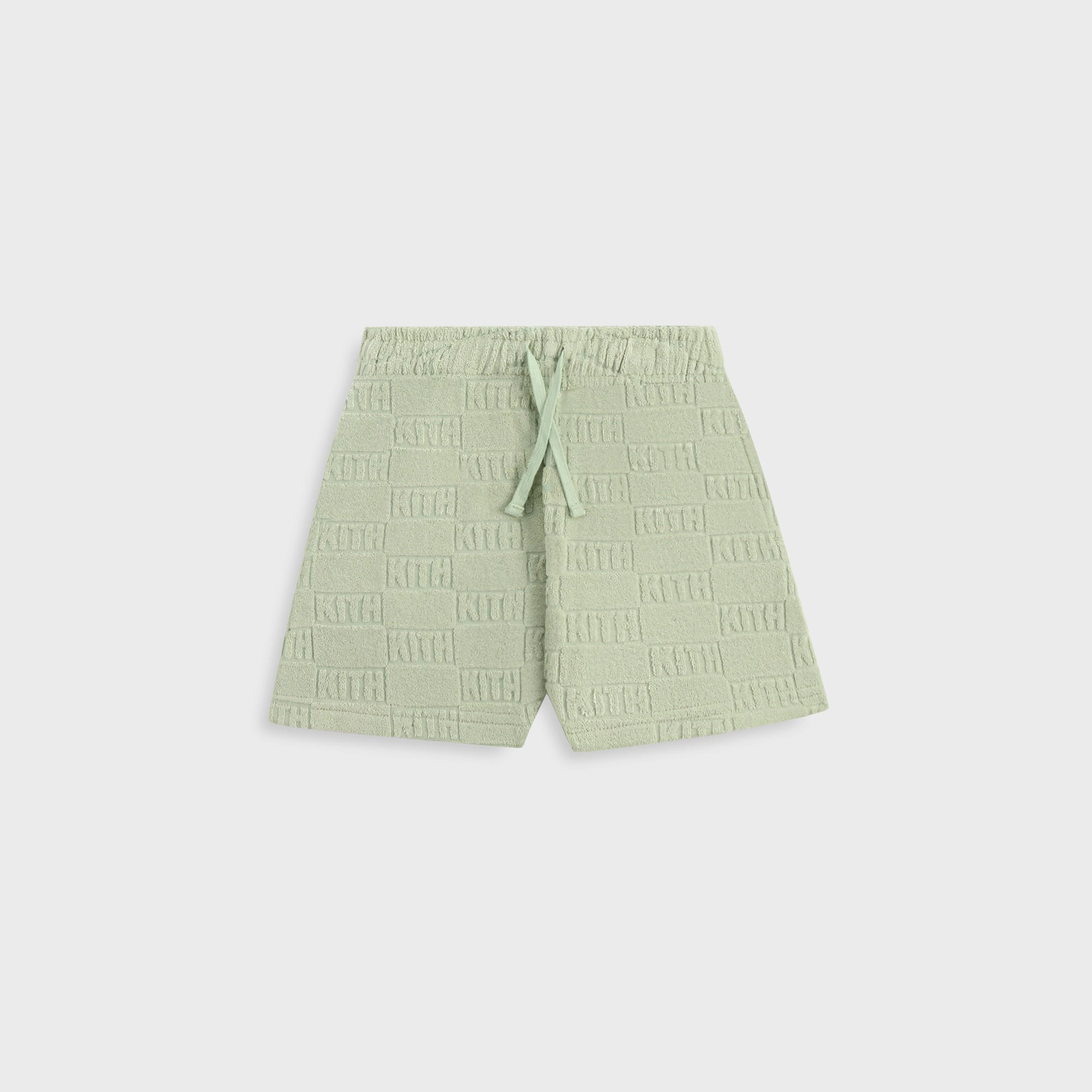 Guarded Kith Kids Monogram Terry Liam Short - Tranquility Up-to-date