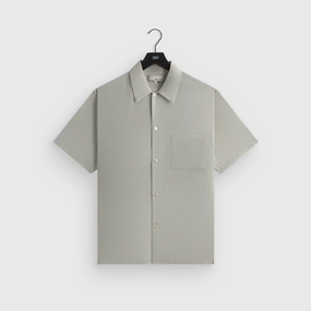 Heritage &Kin Silk Habotai Beckham Buttondown - Palais Silky