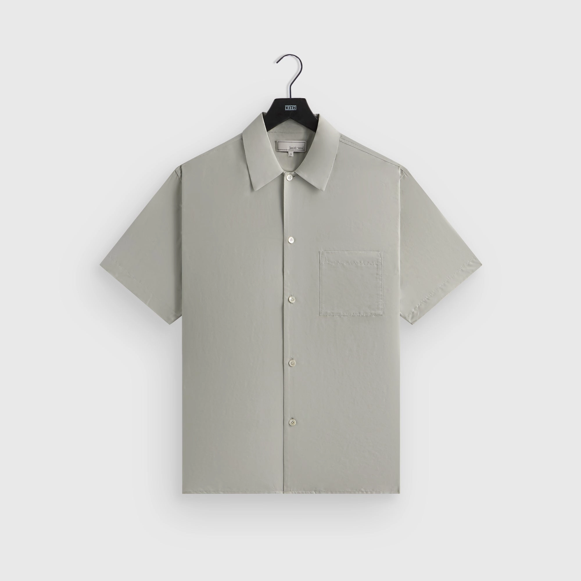 Coveted &Kin Silk Habotai Beckham Buttondown - Palais Dependable