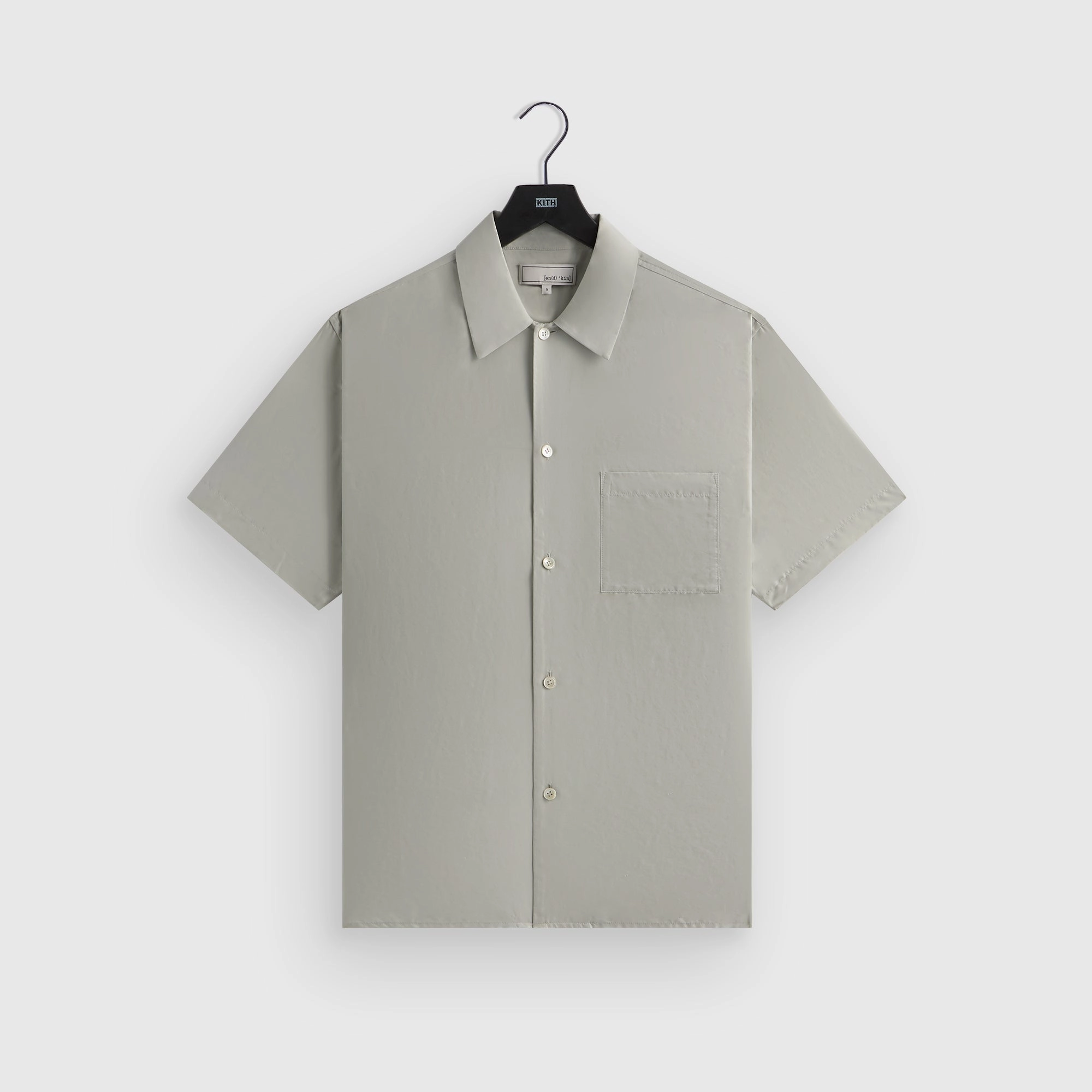 Durable &Kin Silk Habotai Beckham Buttondown - Palais Vibrant