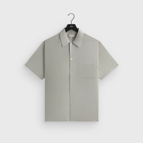Heritage &Kin Silk Habotai Beckham Buttondown - Palais Silky